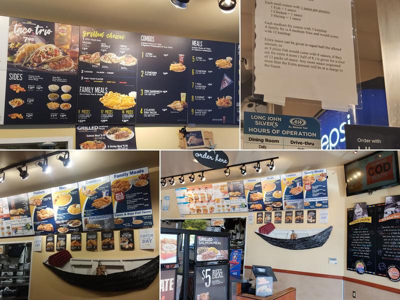 A&W Restaurant Menu