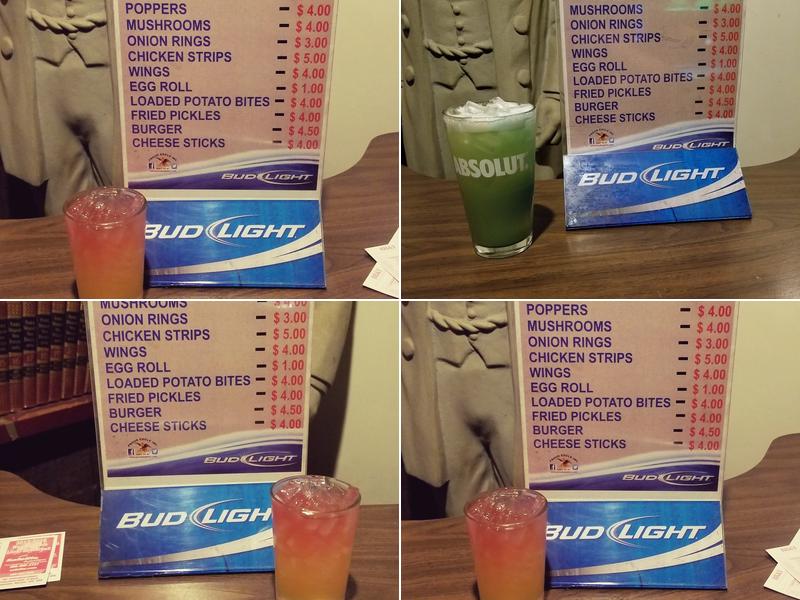 Mineral Springs Pub Menu