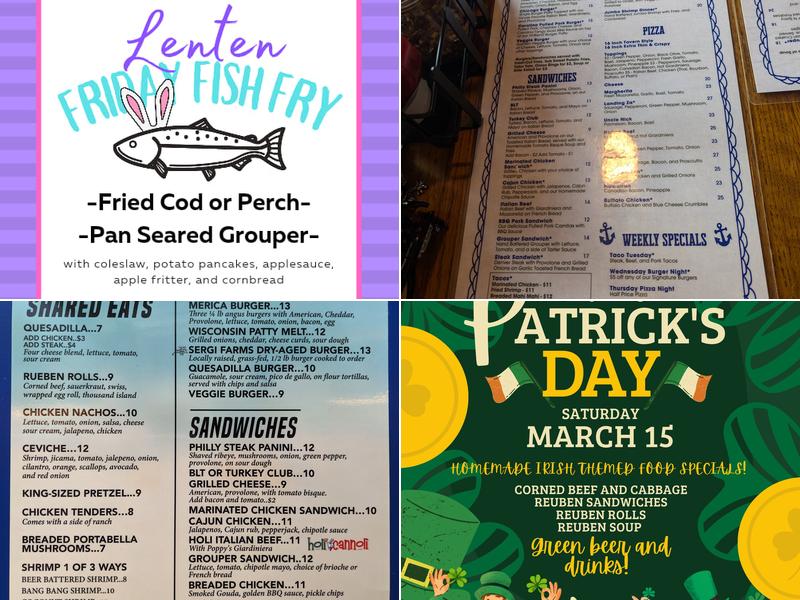 Lauderdale Landing Menu