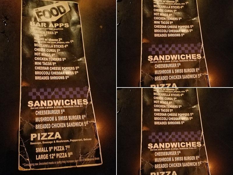 Jack Rabbit Fizz Menu