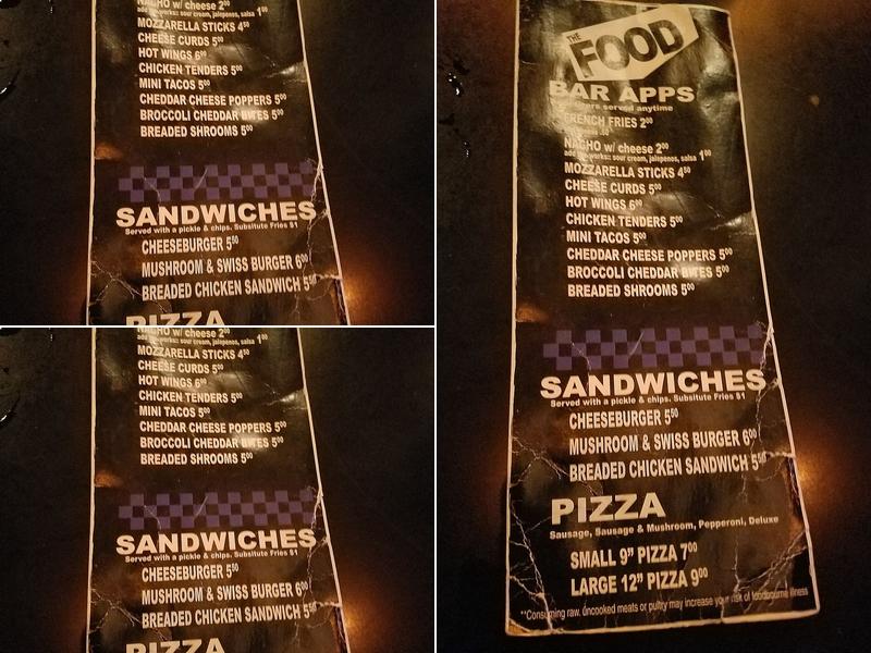 Jack Rabbit Fizz Menu