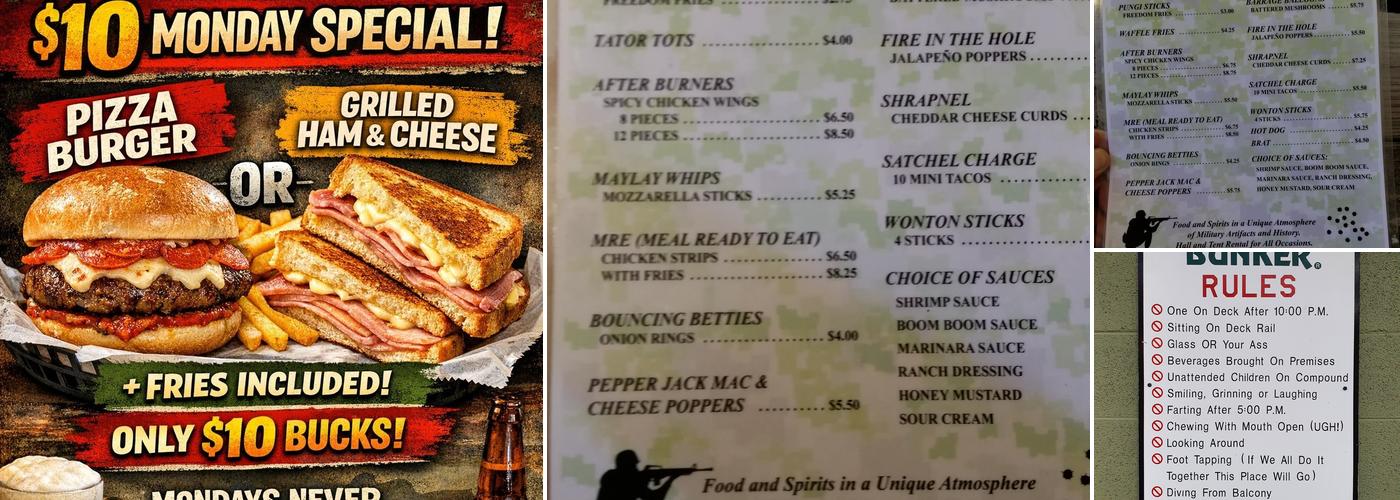 Bunker Menu