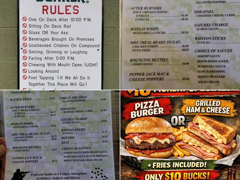 Bunker Menu