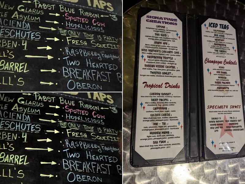 Atomic Koi Cocktail Lounge Menu