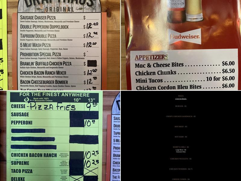 Wander Inn Menu