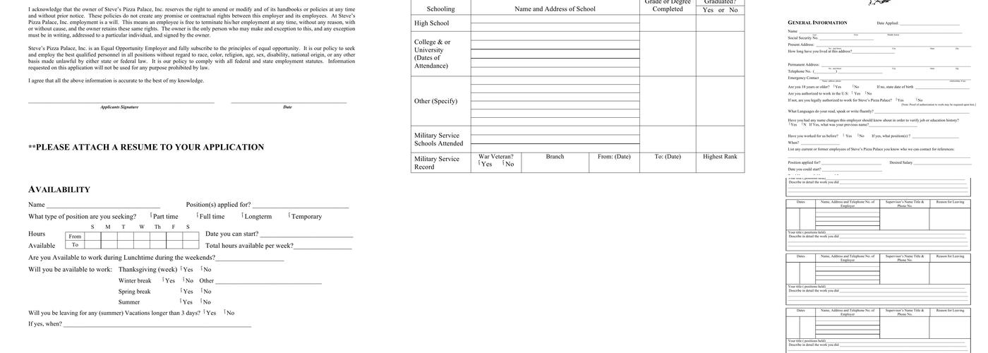 Perfect Pint Pub Menu