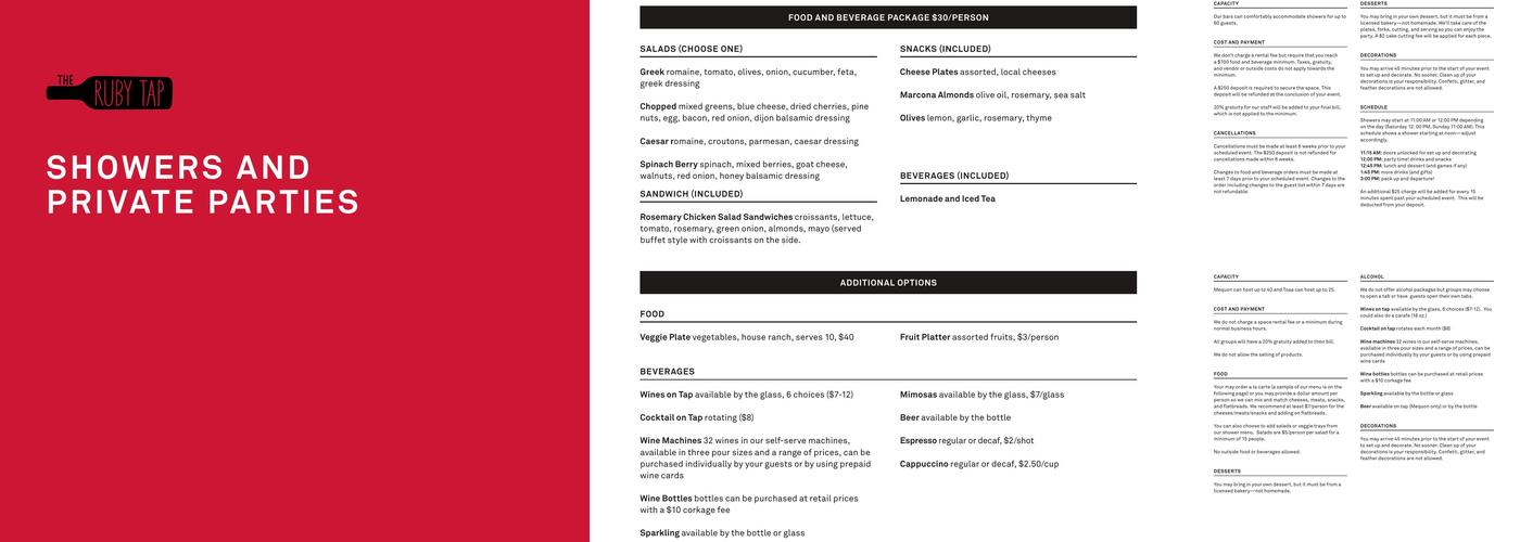 The Ruby Tap Menu