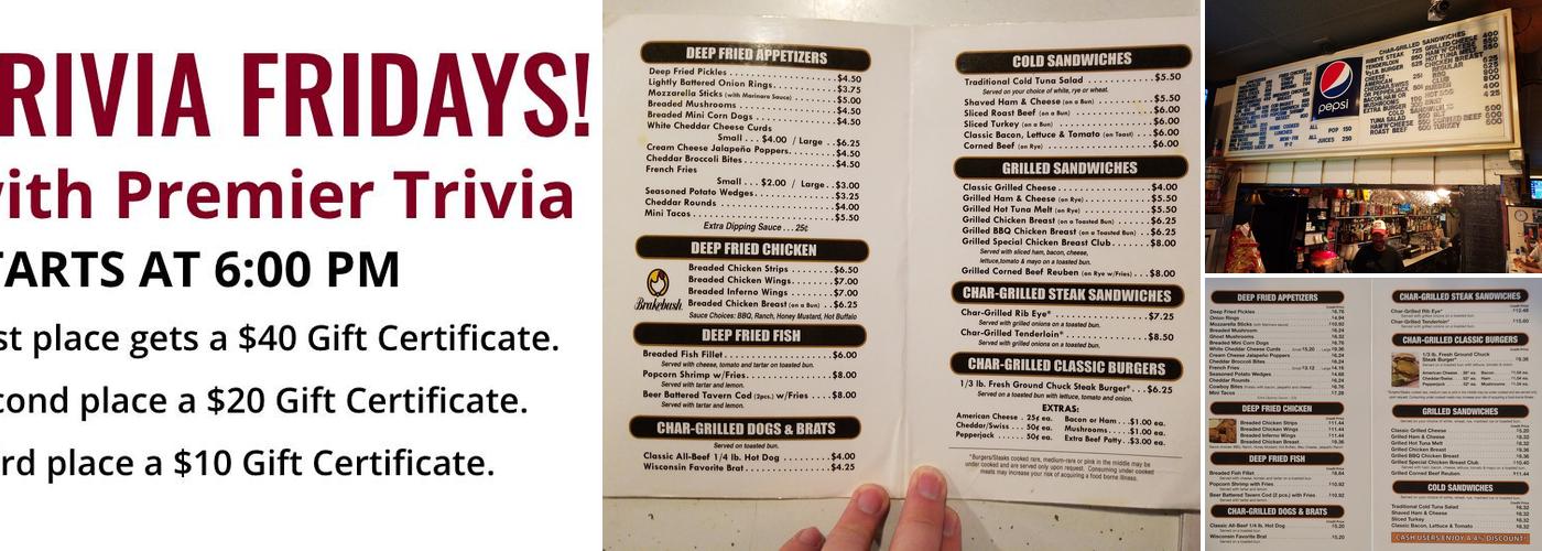 Pitcher's Pub Menu