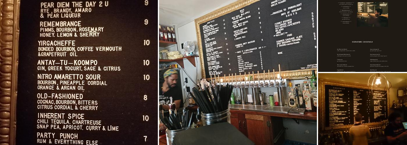 Gib's Menu