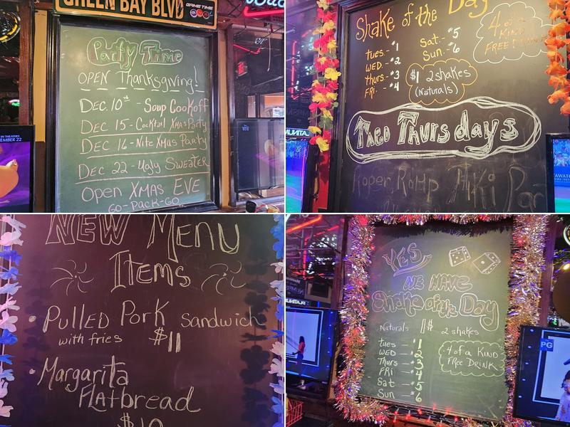 Maverick's Menu