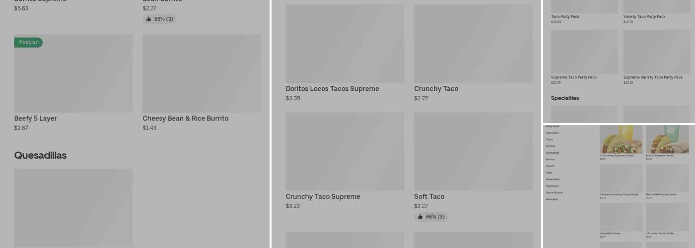 Taco Bell Menu