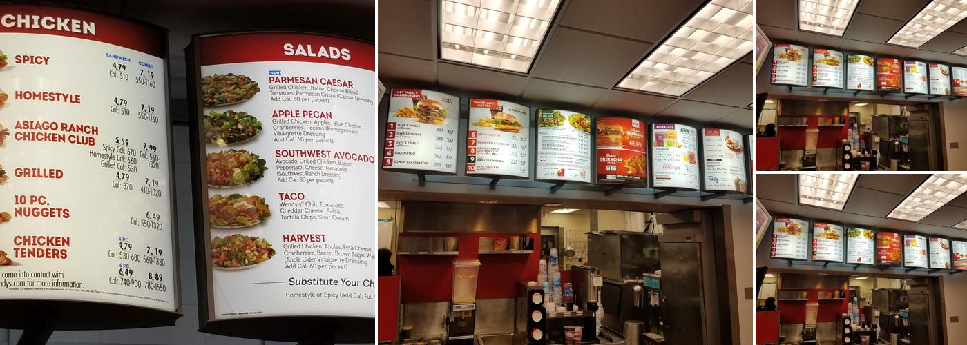 Wendy's Menu