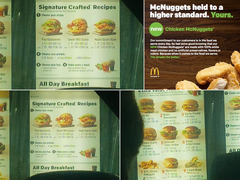 McDonald's Menu