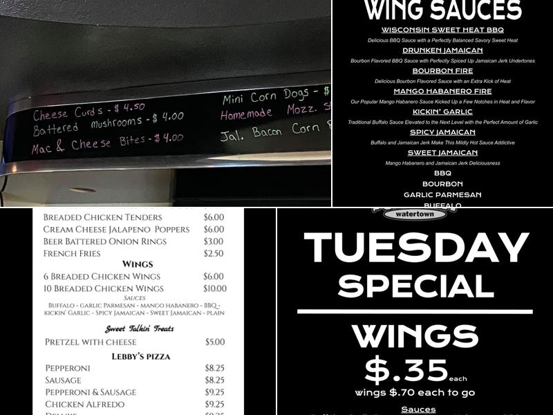 Ken's Firecracker Pub Menu