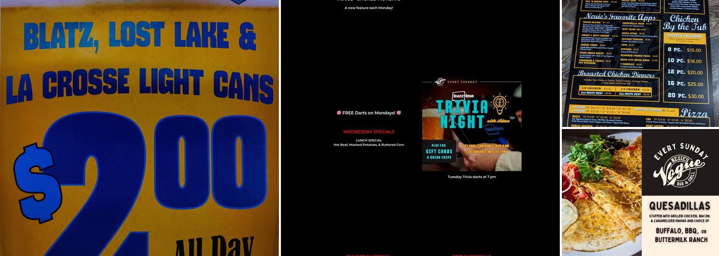 Neuie's Vogue Bar & Grill Menu