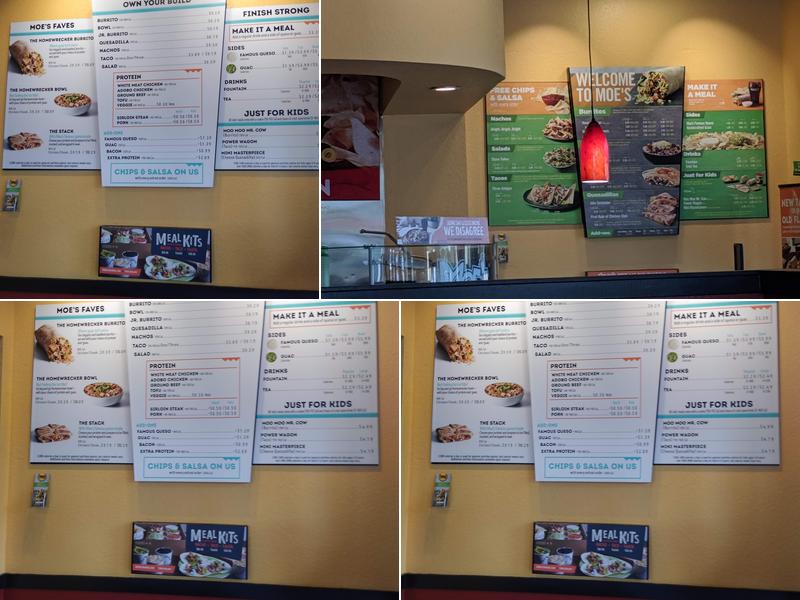 Moe's Southwest Grill Menu