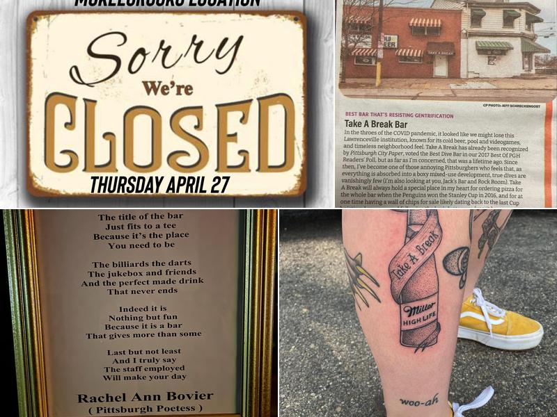 Take A Break Too Bar