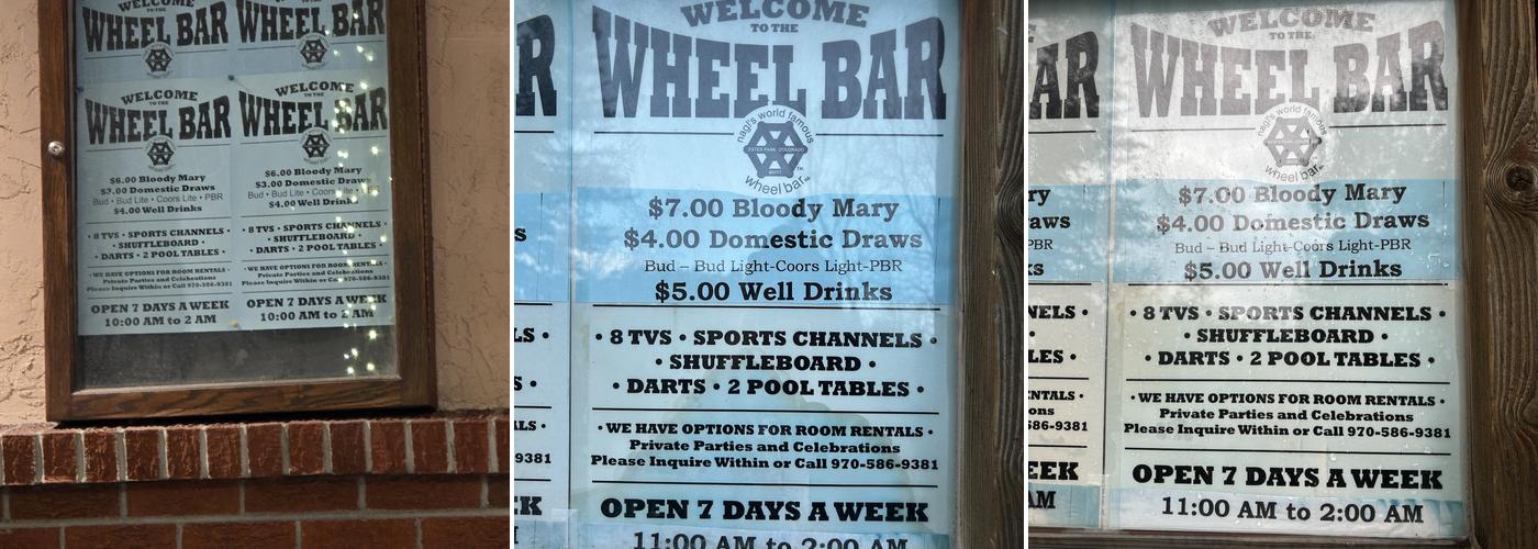 Wheel Bar Menu