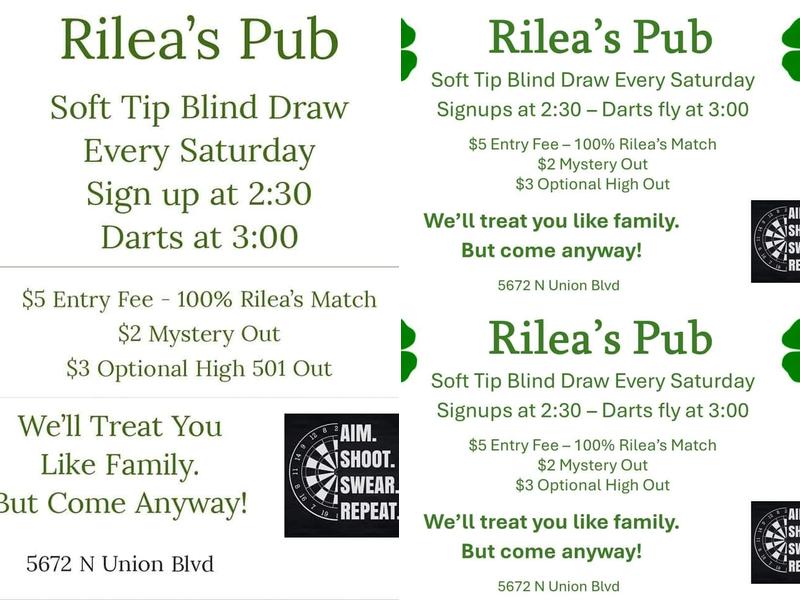 Rilea's Pub Menu