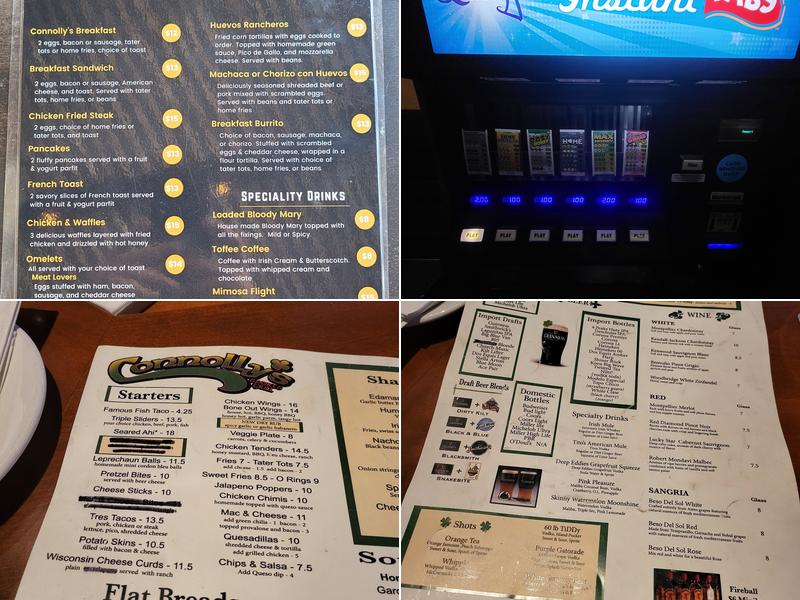 Connolly's Sports Grill Menu