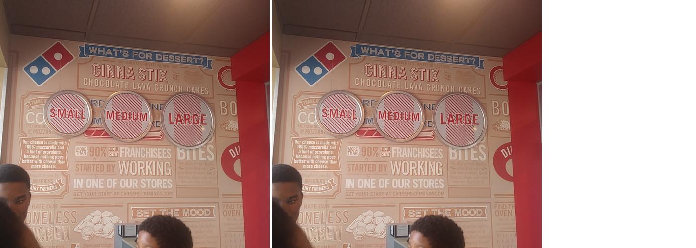 Domino's Pizza Menu