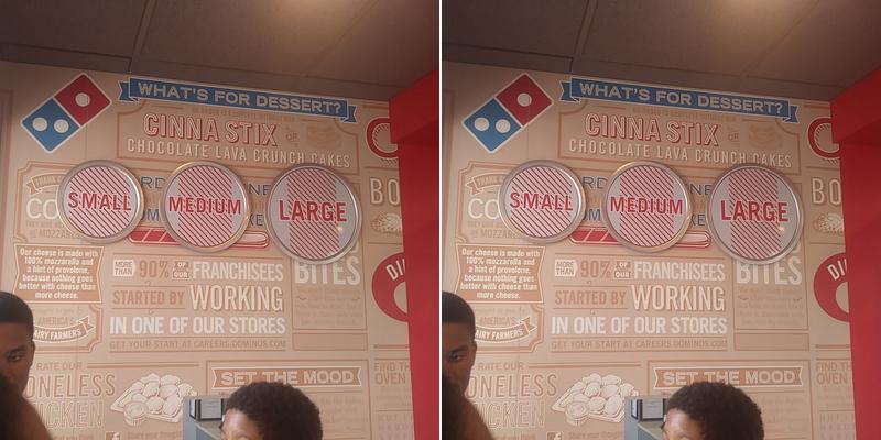 Domino's Pizza Menu
