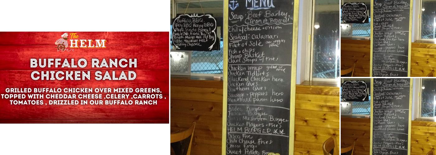 Helm Restaurant Menu