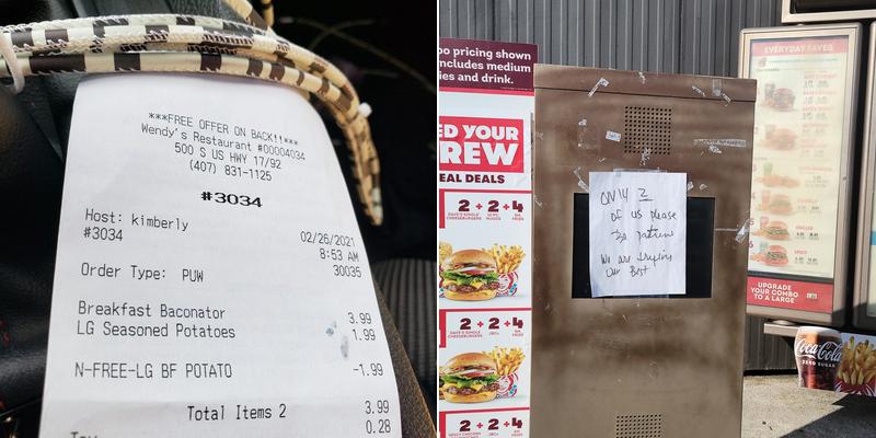 Wendy's Menu