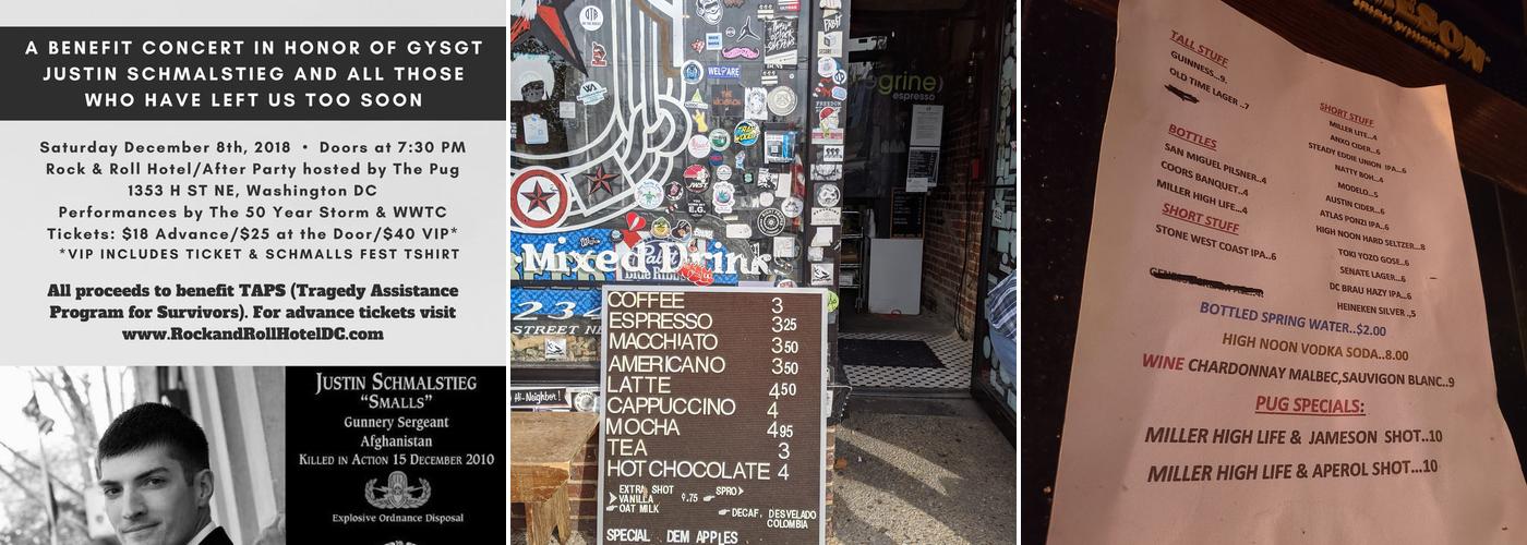 The Pug Menu