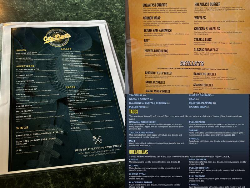 City Limits Menu