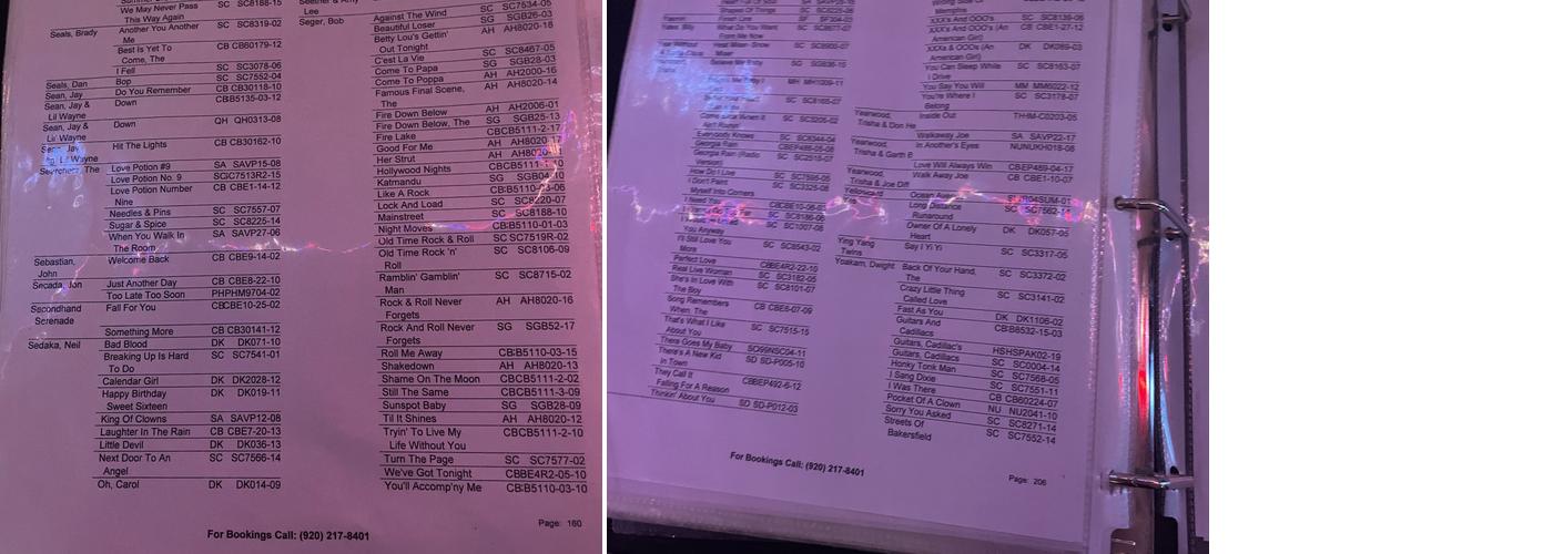 Some Place Else Menu