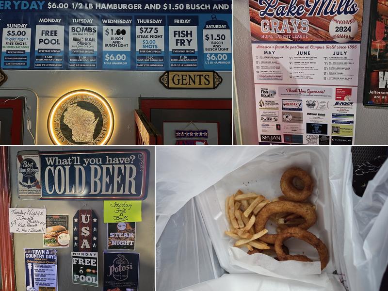 Sportsman's Pub on the Park Menu