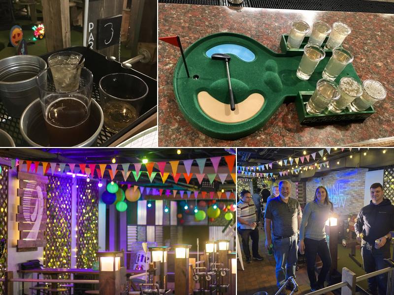 Nine Below | Build-Your-Own Mini Golf Bar