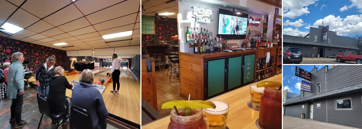 Tim's Black And Orange Bar & Bowling