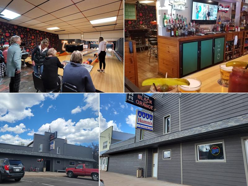 Tim's Black And Orange Bar & Bowling