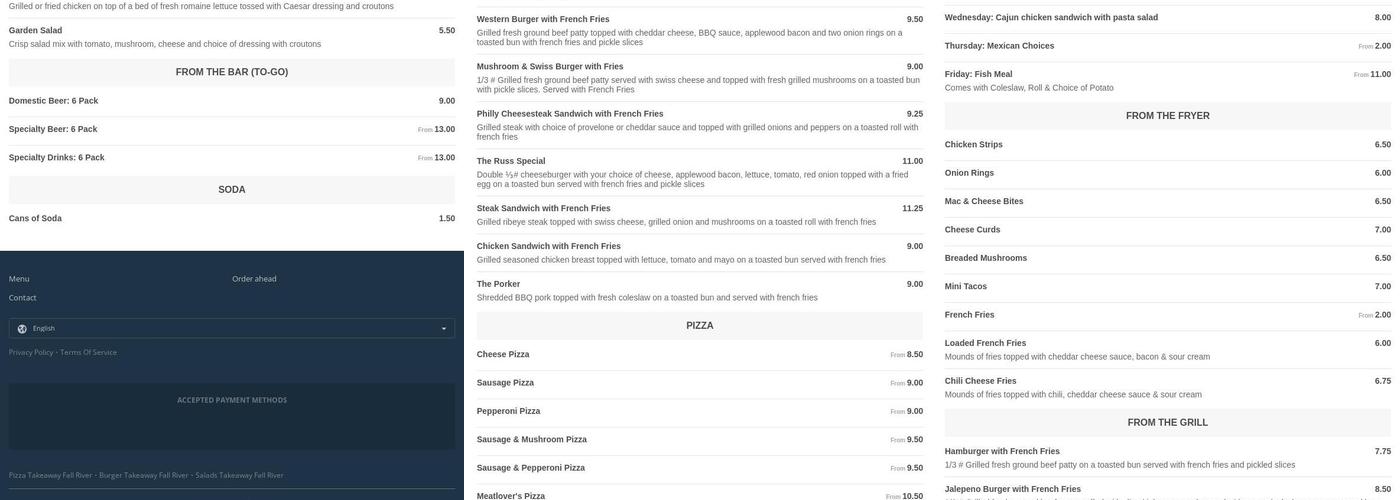 E Z Axis Menu