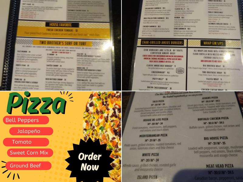 Red Baron Tavern Menu