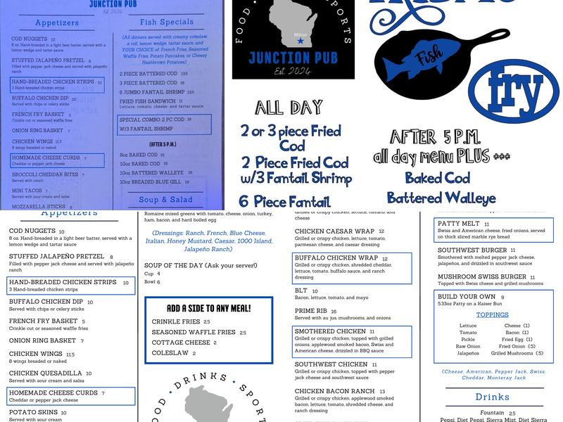 Junction Pub Menu