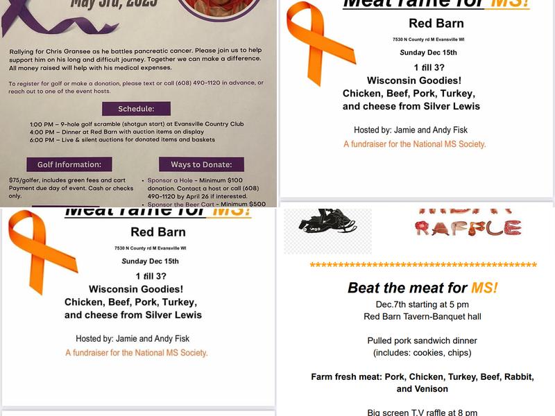 Red Barn Menu