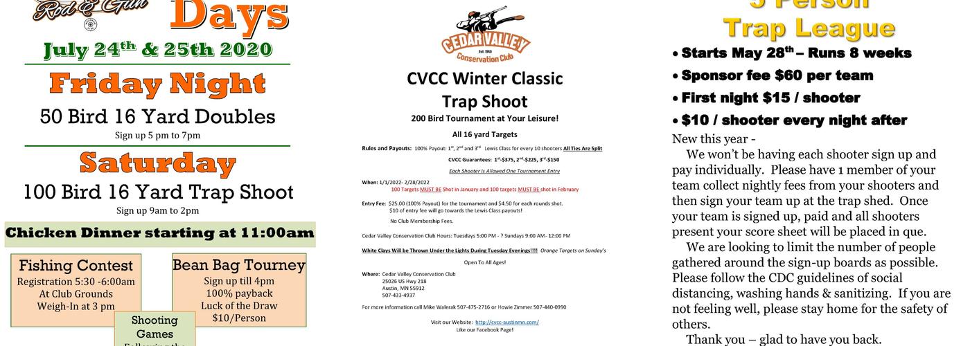 melrose Rod & Gun club Menu