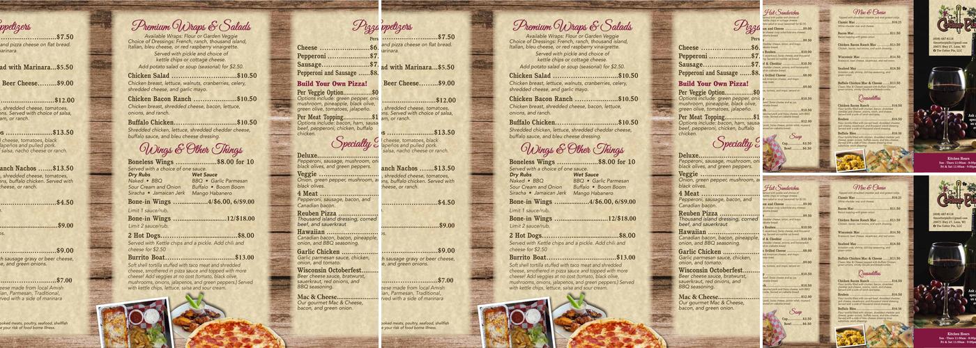 The Cotter Pin Menu