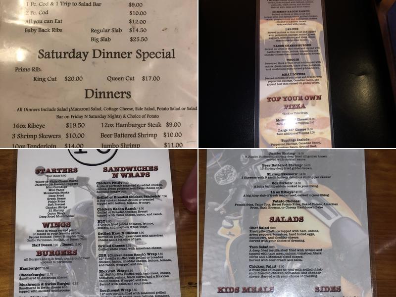Riversend Menu