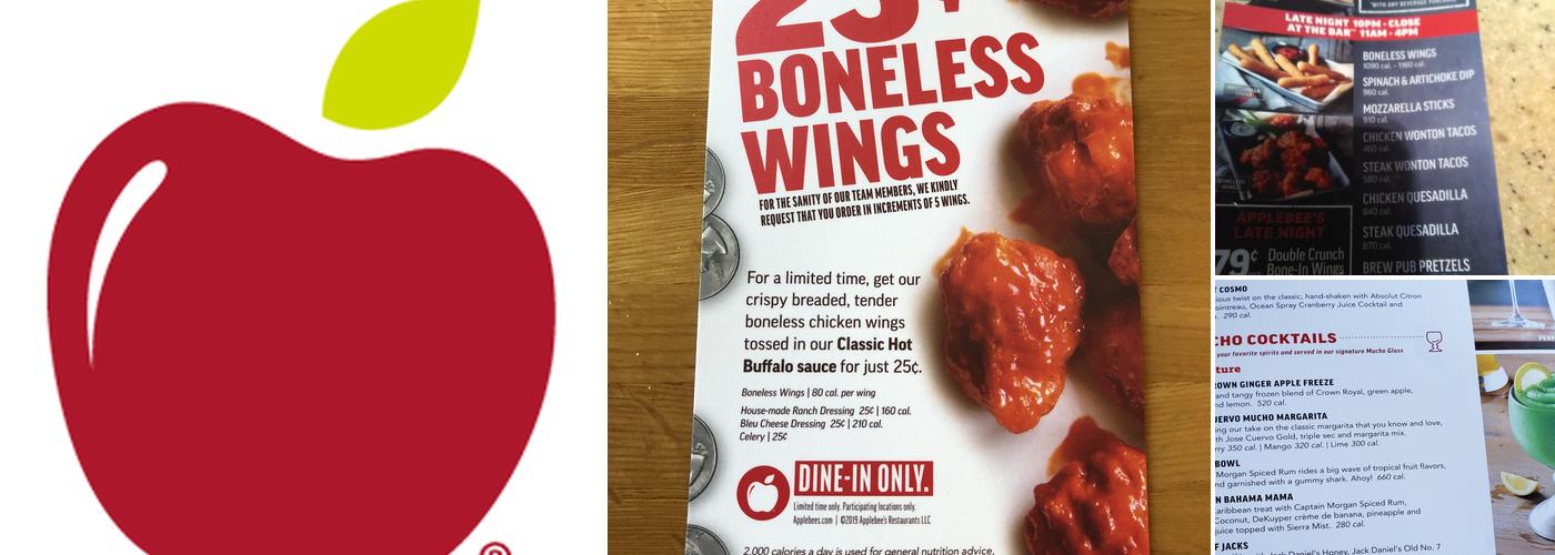 Applebee's Grill + Bar Menu