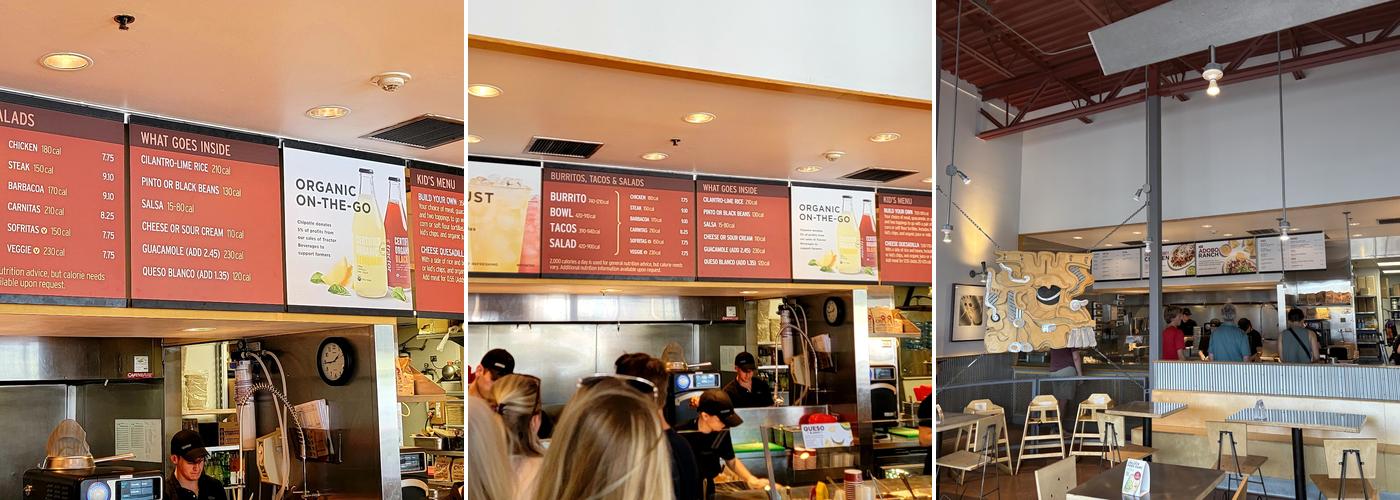 Chipotle Mexican Grill Menu
