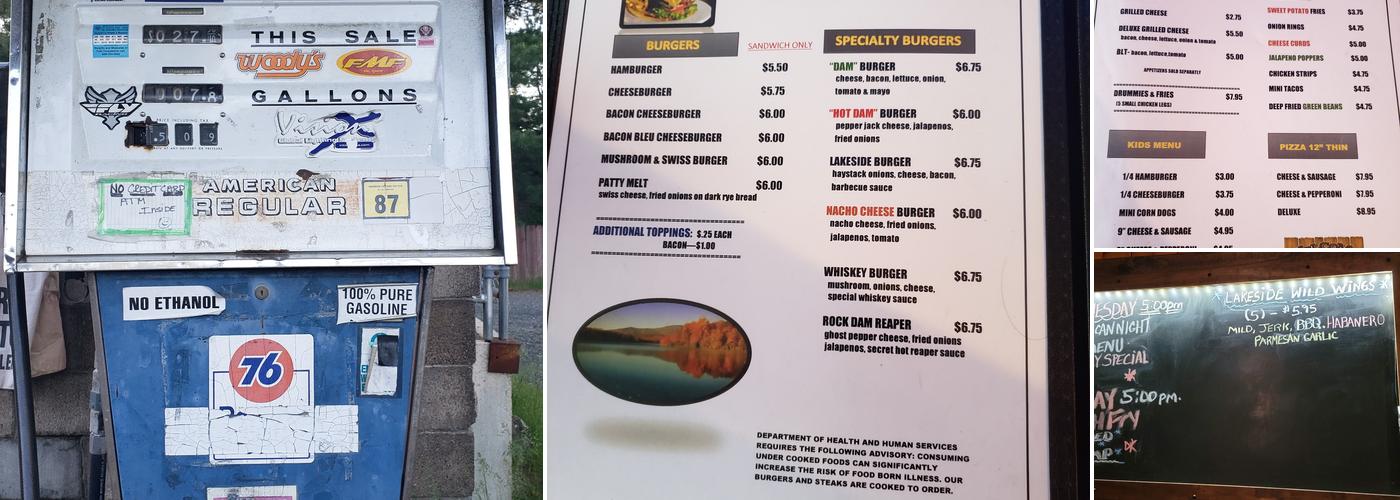 Aka Lakeside Menu