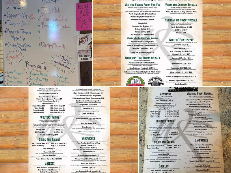 Wouters Front Menu