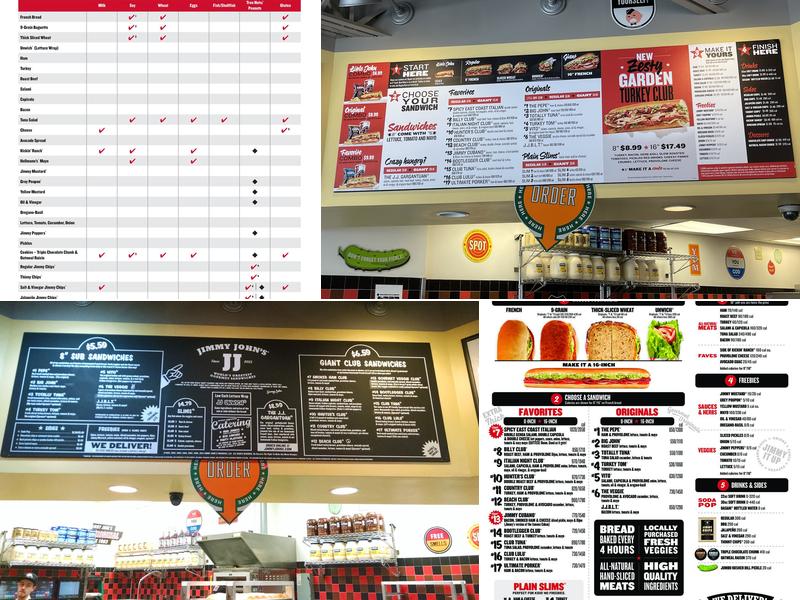 Jimmy John's Menu