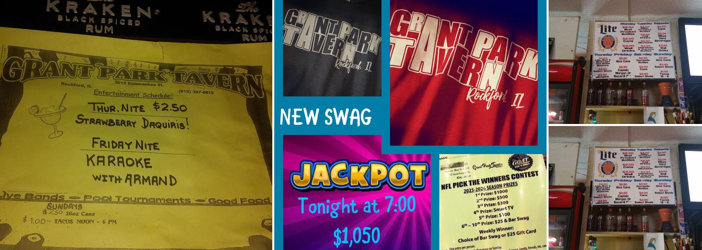 Grant Park Tavern Menu