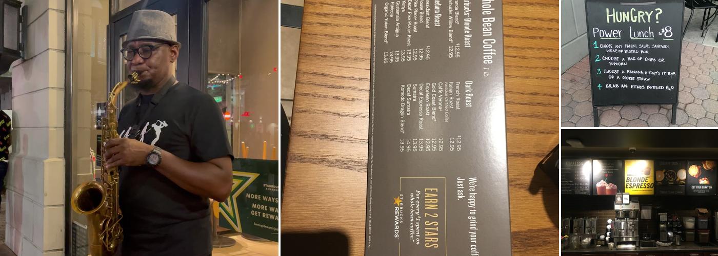 Starbucks Menu