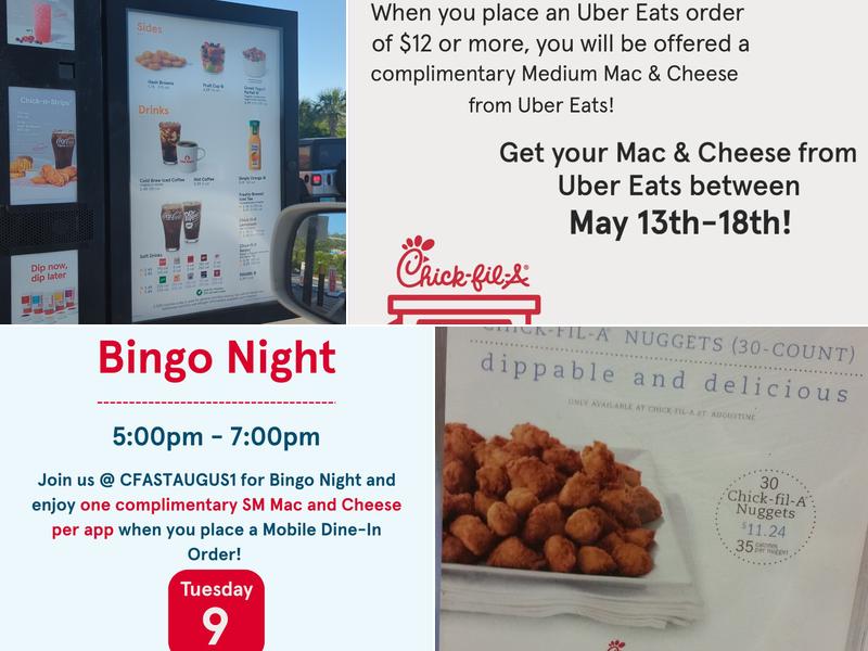 Chick-fil-A Menu